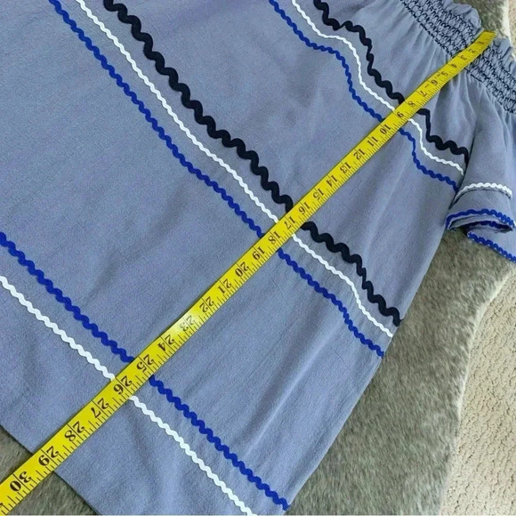 Mud Pie Ric Rac Off The Shoulder Dress - Picture 10 of 11